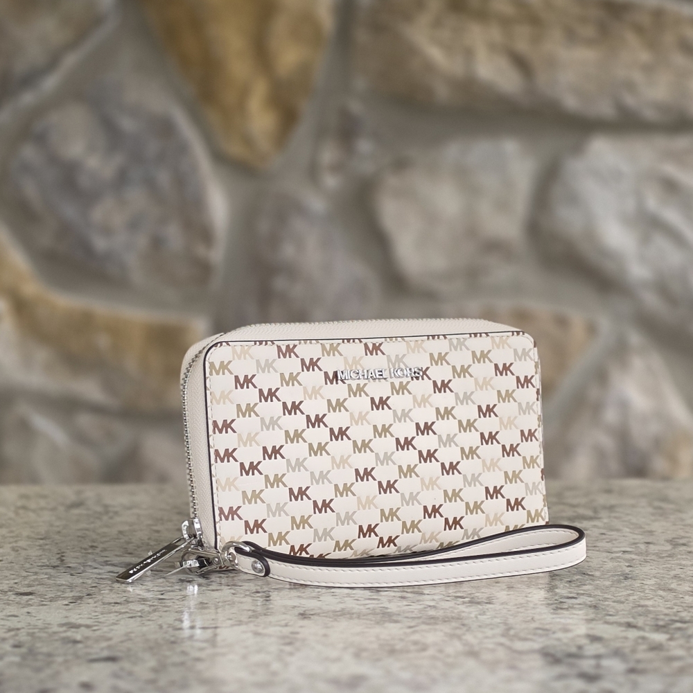 Michael Kors Jet Set Logo Wallet Wristlet